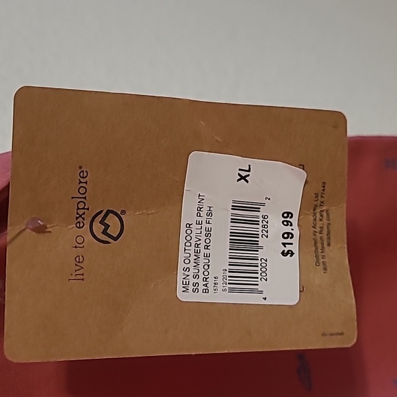 NWT Outdoor Sport Shirt Xl Red - Picture 3 of 6